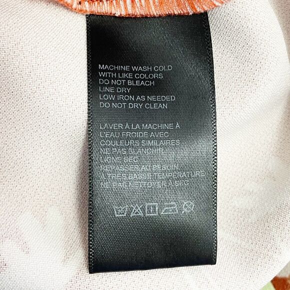 Urban Outfitters UO Dalila Low-Rise Retro 70s Floral Flare Pant Rust Size Small - Picture 11 of 13